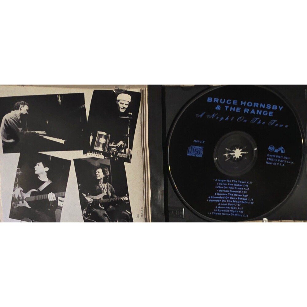 Bruce Hornsby & The Range - A Night On The Town CD 1990 Rock RCA